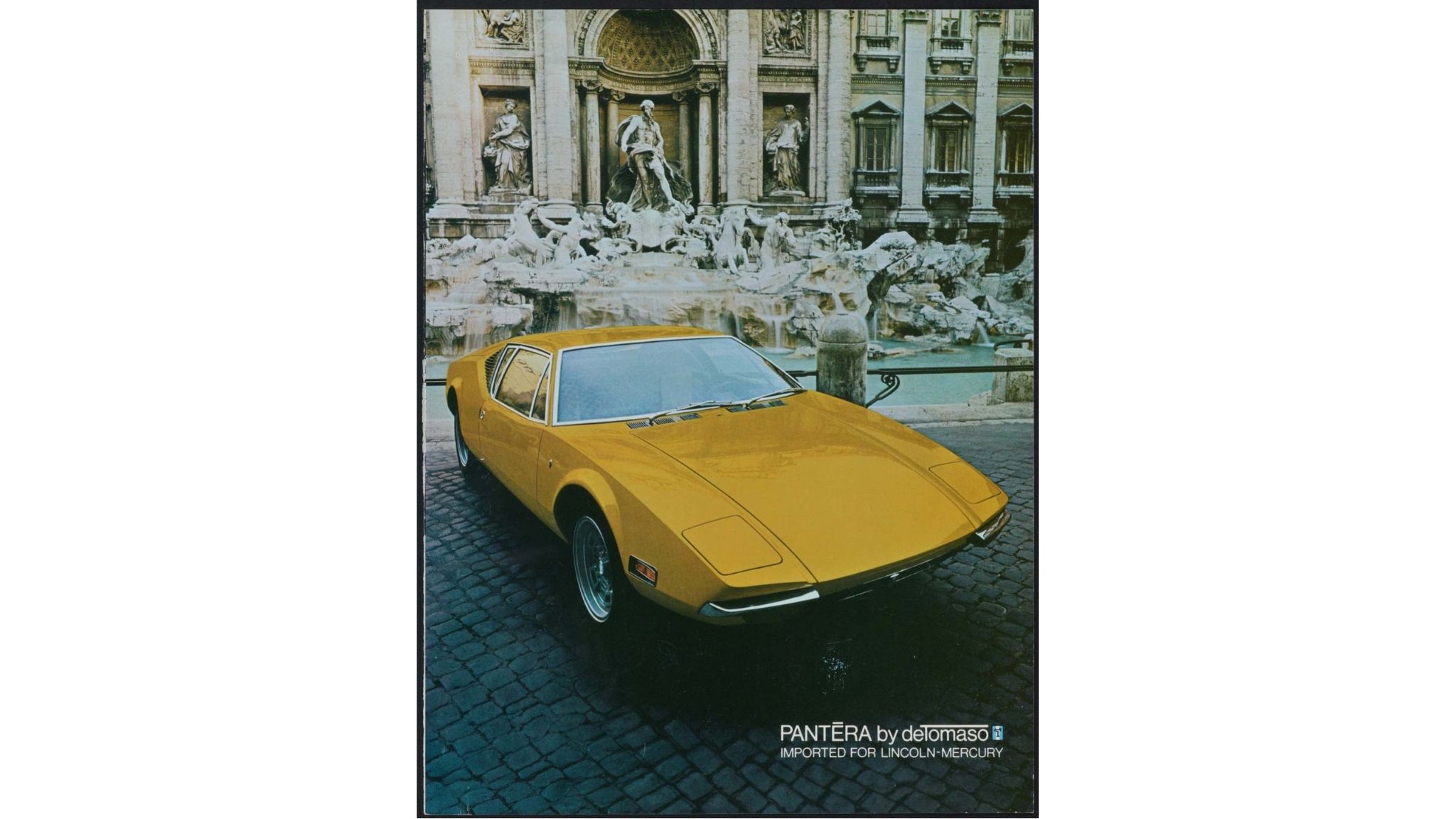 The Pantera was sold through Ford Motor Company’s Lincoln-Mercury dealership locations.