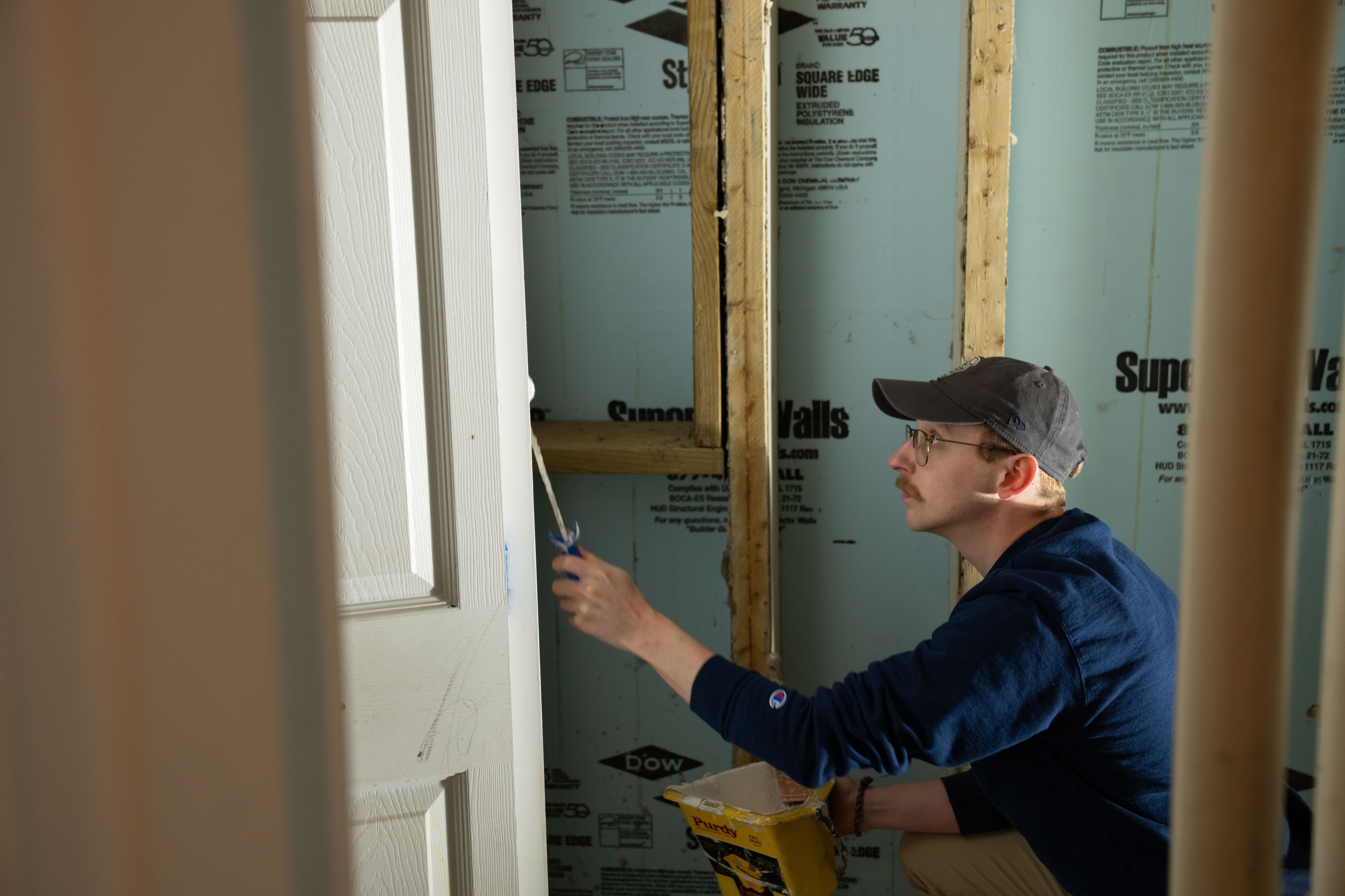 Jakob Therkelsen joined Ford’s first-ever New Hire Volunteer Project to volunteer with Habitat for Humanity Detroit.