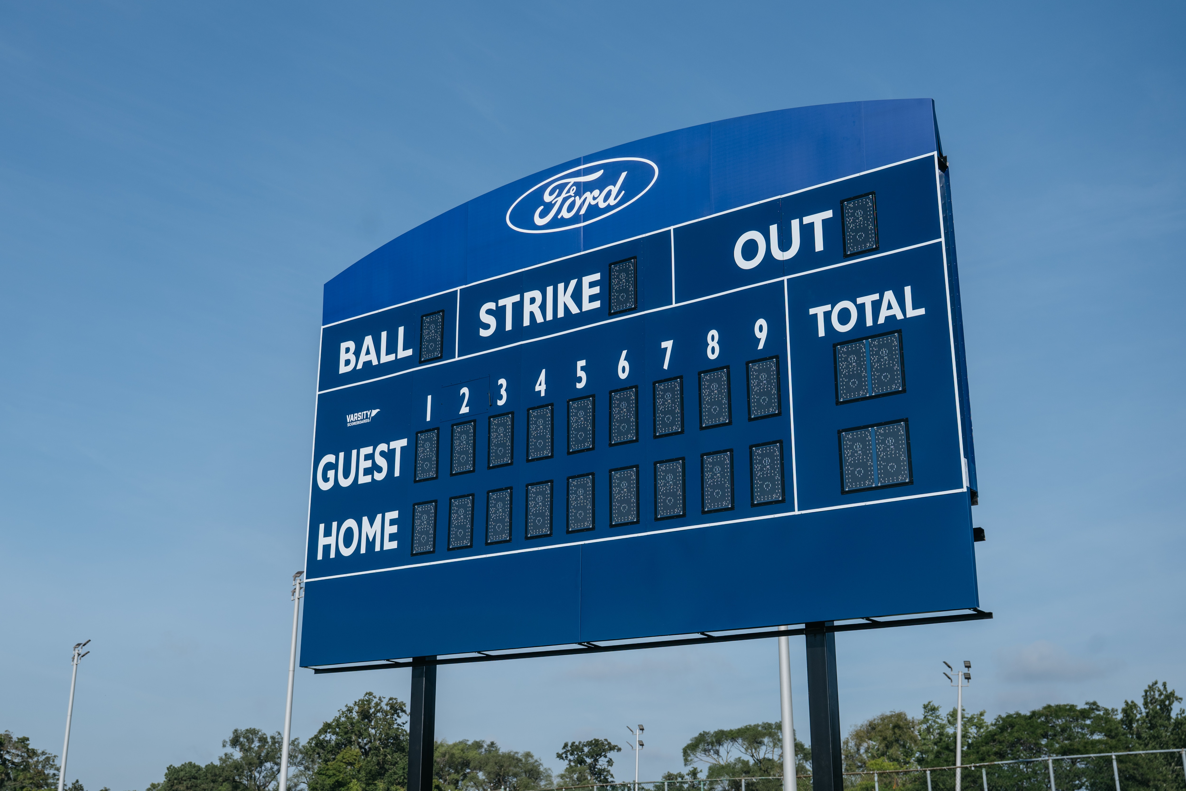 Thanks to the hard work of dedicated volunteers and construction crews, Belle Isle’s storied baseball field received key upgrades, including a new scoreboard.