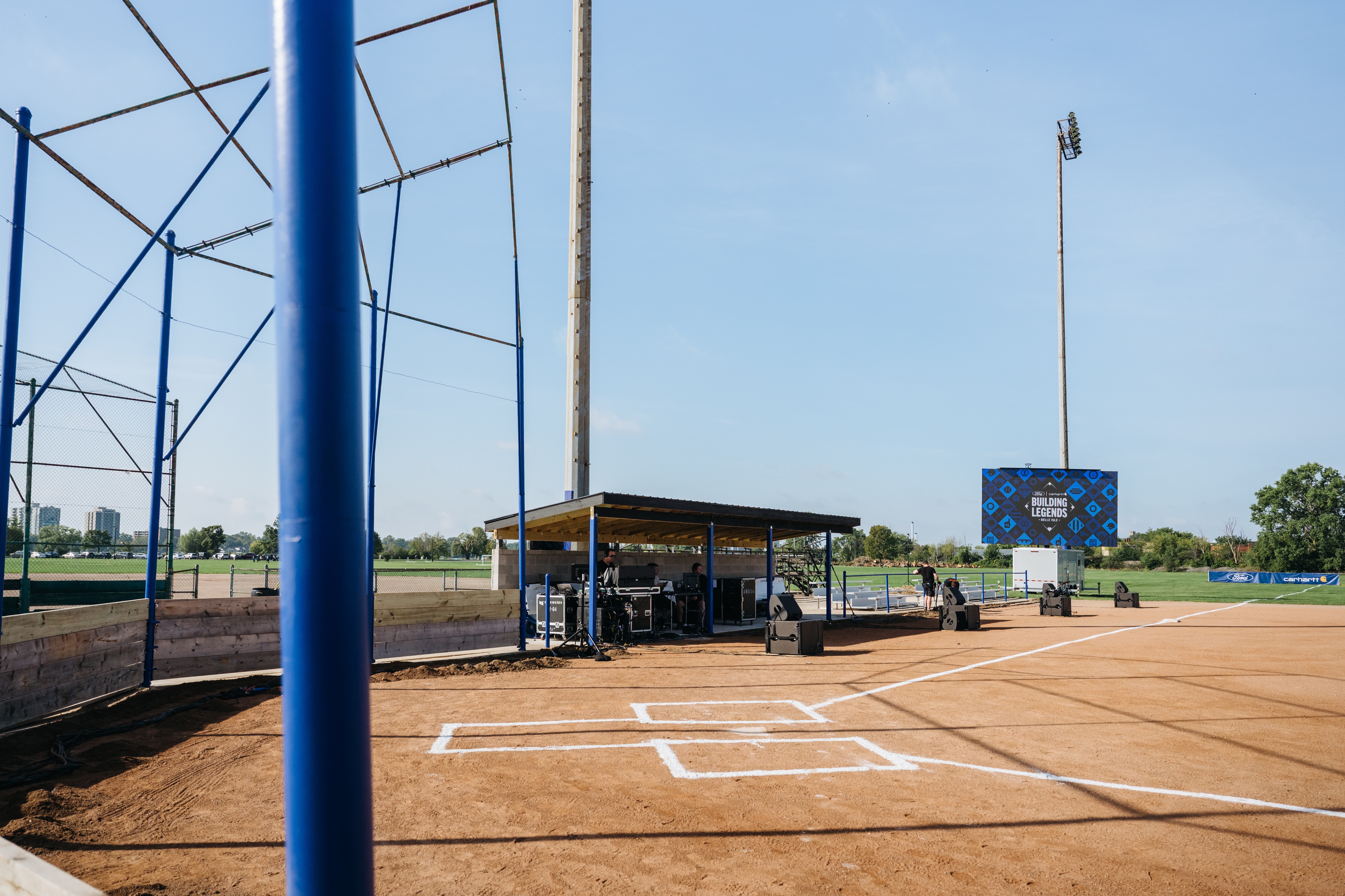 Thanks to the hard work of dedicated volunteers and construction crews, Belle Isle’s storied baseball field received key upgrades.