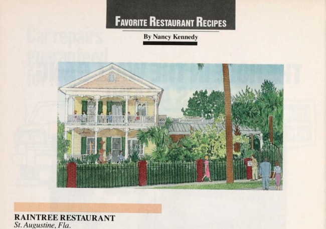 Raintree Restaurant as depicted in the Ford Times.