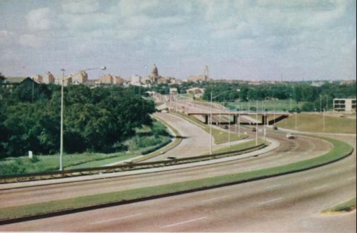 A photo of Austin, Texas from the Ford Times.