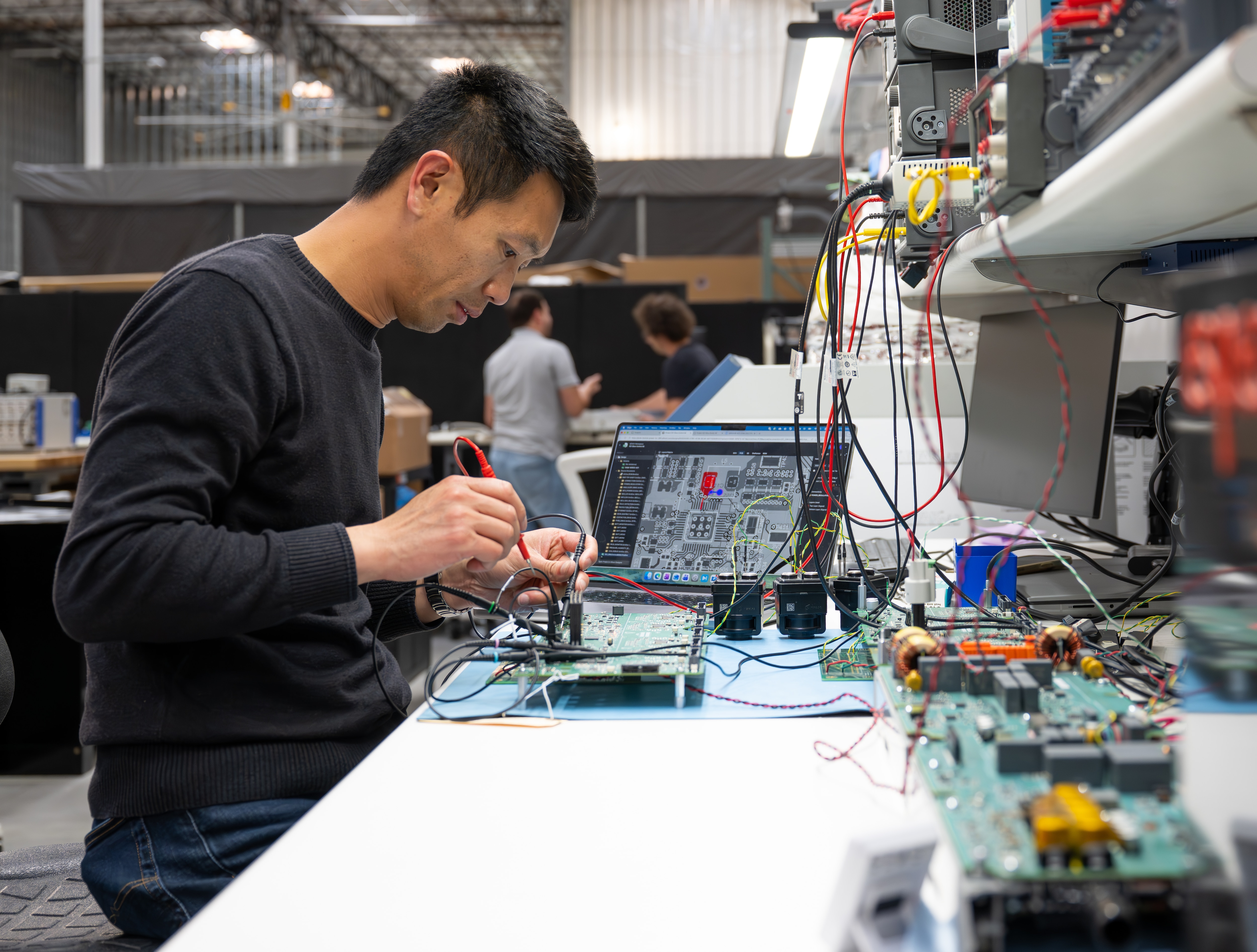 At the Electric Vehicle Development Center, Ford has brought together tools, talent, and labs to design, test, and refine Ford’s next generation of electric vehicles, beginning next year with an affordable midsize truck.