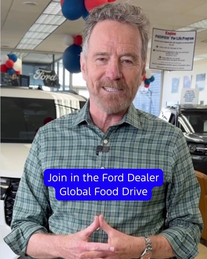 Join in the Ford Dealer Global Food Drive. - 1